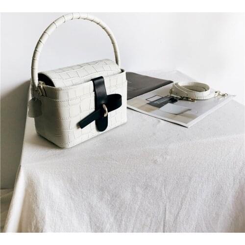 2021 New Design Tote Handbag Fashion One-Shoulder Bag Elegant Small Square Box Bag For Woman