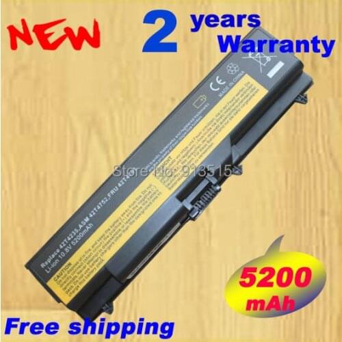 Laptop battery for LENOVO ThinkPad E40 E50 E420 E520 SL410 SL510 T410 T510 T420 T520 W510 W520 L410 L420 L510 L520