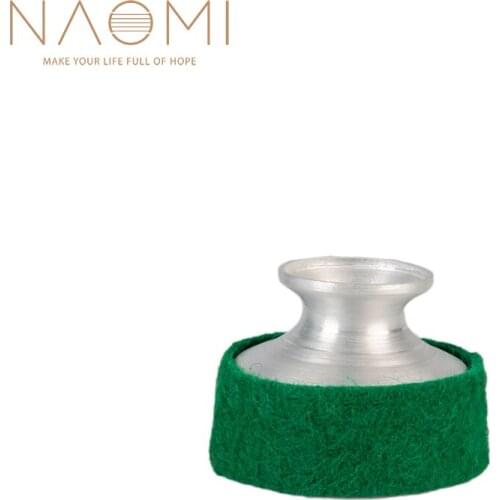 NAOMI Aluminum Mute Silencer For Soprano Saxophone Sax Metal Dampener Light-weight Woodwind Parts Accessories Green Color New