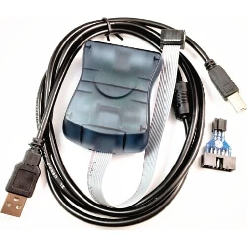 Atmel AT AVRISP mkii XPII AVR ISP mk2 USB AVRISP In-System Programmer Supports AVR Studio 4&5&6&7
