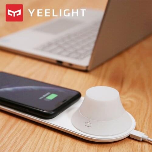 Yeelight Wireless Charger with LED Night Light Magnetic Attraction Fast Charging For iPhones Samsung Huawei phones