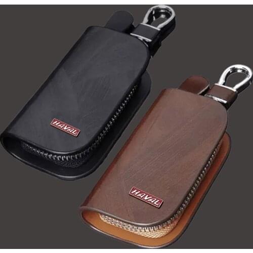 Auto Key Bag Case for Haval Logo H9 2021 H2 H6 2020 H2S Jolion H5 H8 Purses Wallet Holder Housekeeper Car Organizer Accessories