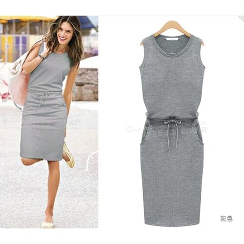 Прямые летние платья Conncozy China At AliExpress