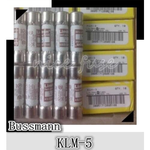 COOPER Bussmann Fast-Acting United States imported ceramic fuse KLM-12 10 * 38mm 12A