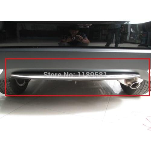 For Honda VEZEL 2014 2015 2016 ABS Chrome Rear Bumper Cover Trim