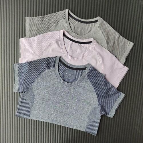 Yoga Crop Top Sports Short Sleeve Womens Top Running Training Yoga T-shirt Summer Top Deportivo Mujer Camisetas