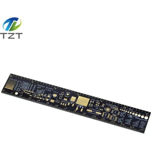 TZT PCB Ruler For Electronic Engineers For Geeks Makers For Arduino Fans PCB Reference Ruler PCB Packaging Units v2 - 6 15mm