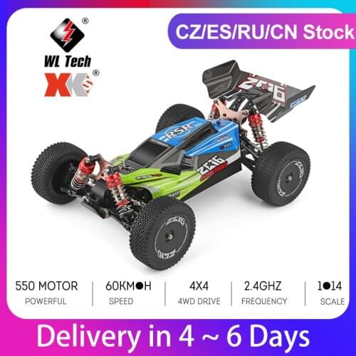 Wltoys XKS 144001 RC Car 60km/h High Speed 1/14 2.4GHz RC Buggy 4WD Racing Off-Road Drift Car RTR Toys Gift For Kids Adult