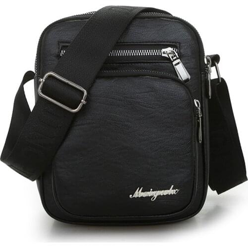 New Retro Washed Leather Flap Korean Fashion Female Shoulder Bag Crossbody Messenger Bags Mini Womens Briefcase Bolsas