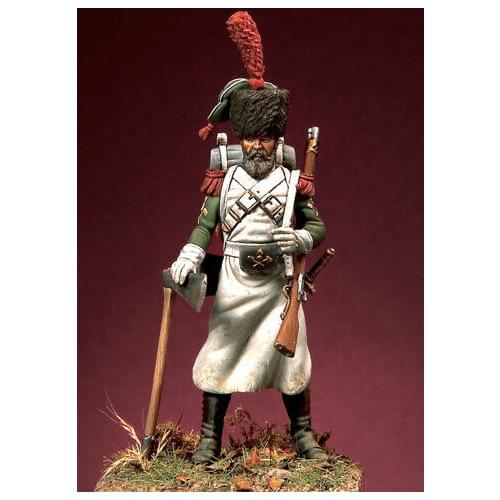 New Unassembled 1/32 54mm ancient Knight stand (with base ) Resin Figure Unpainted Model Kit