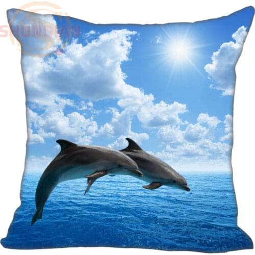 New Arrival Dolphin Pillowcase Wedding Decorative Pillow Case Customize Gift For Pillow Cover