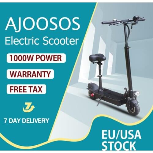 1000W Single Drive Electric Scooter With 18ah Battery 45km/h Max Speed Europe Standard 60km Range Max 8inch Mini E-scooter