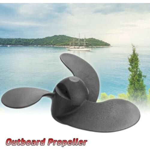 3 Black Leaves Marine Outboard Propeller For Mercury/Nissan/Tohatsu 3.5/2.5HP 47.05mm(Diameter)*78.05mm(Pitch)