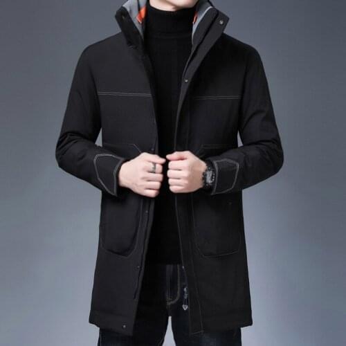 Mens Top Grade Winter Casual Fashion Down Jacket 2021 New Arrivals Men Long Parka Heavy Thick Warm Windbreaker Jacket Coats