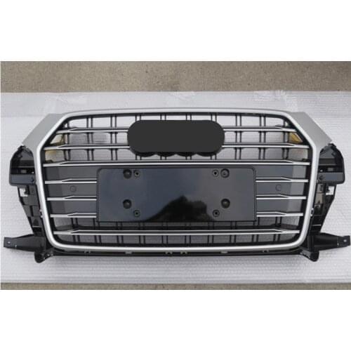 Front Bumper Grill Center Grille for Audi Q3/SQ3 2016 2017 2018 (Refit for RSQ3 Style) car accessories
