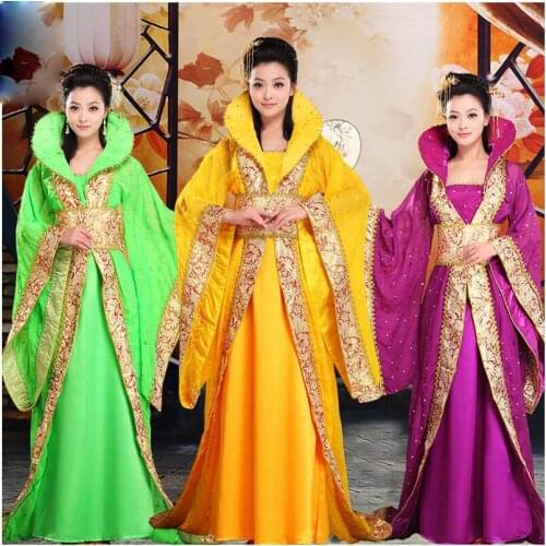 Oriental Ancient China Costume Woman Fairy Hanfu Dress Clothing Folk Dance Stage TV Performance Asian Traditional Dress For Lady