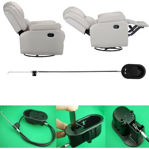 Universal Metal Pull Recliner Lever Handle & Cable for Most Brands Couch Chair