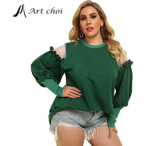 Spring Autumn Elegant Tassels Fungus Patchwork Shirt Fleece Tracksuit Women Ladies Sweatshirt Tops Long Sleeves Female Plus Size