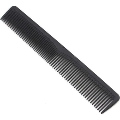 1Pc Simple Hair Comb Anti-static Hairdressing Carbon Hairbrush Salon Hair Styling Tools Handle Brush For Girls Ponytails