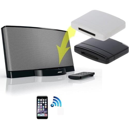 A2DP Bluetooth Music 30 Pin Receiver Adapter Speaker Dock for iPod Dropship