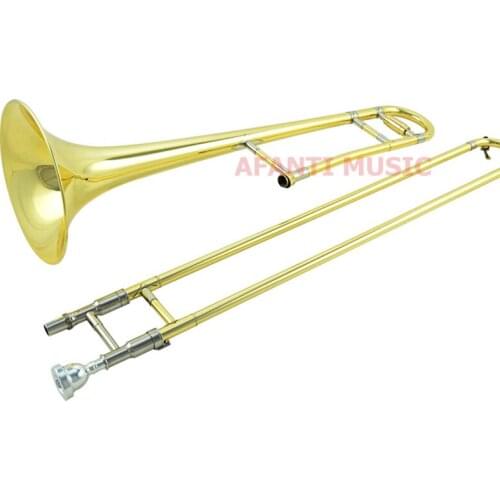 Afanti Tenor Falling Tune B Brass Body Gold Lacquer Trombone (ATB-113)