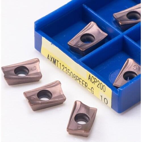 AXMT123508 AXMT170508 PEER-G ACP200 Carbide Turning Tool Original High Quality CNC Milling Insert AXMT 123508 AXMT 170508