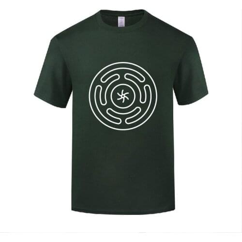 Funny Wicca Witchcraft Goddess Gothic Cotton T Shirt Cute Men O-Neck Summer Short Sleeve Tshirts Clothing