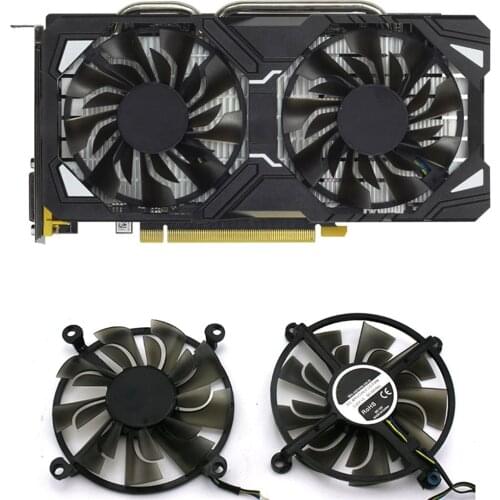 Graphics Card Cooling Fan 4pin for ZOTAC P106-100 6GB ZT-M10600A-10B Computing Video Card Cooler Fan Repair Parts