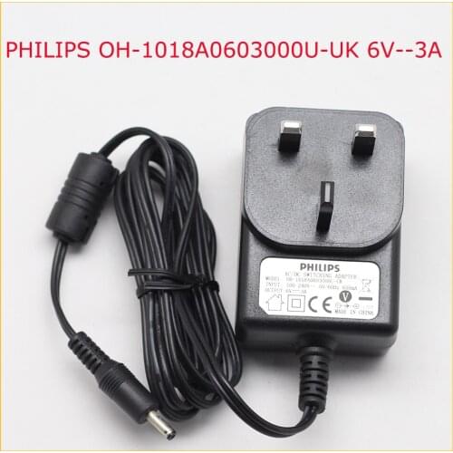 Switching Adapter for PHILIPS OH-1018A0603000U-UK 6V-3A Adapters Switching Power Supply 6V 3A OH 1018A0603000U UK
