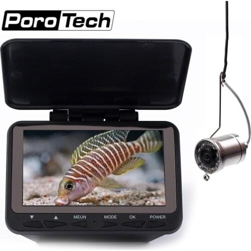 Horizontal Wire Ice Fishing Camera 8pc Infrared Lights Underwater Fish Finder System 5VPower Adapter 140degree Color Camcorder