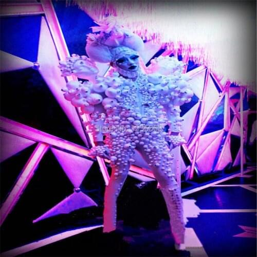 WYY Ballroom dance singer costumes party bar performance stage show wears clothes dj disco dress cosplay suit catwalk Gothic