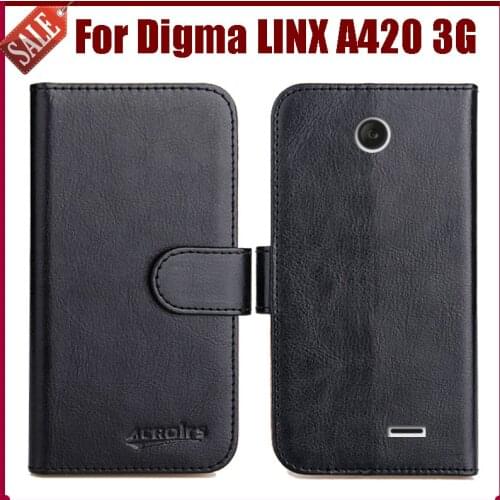 Hot! Digma LINX A420 3G Case New Arrival 6 Colors High Quality Flip Leather Protective Cover Phone Case