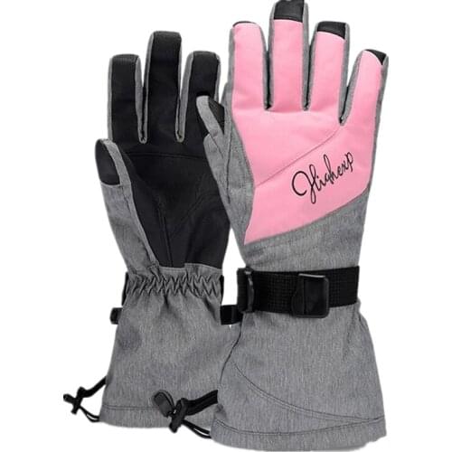 Ski Gloves For Women Waterproof Mittens Winter Womens Gloves Thermal Gloves Female Snowboard Gloves Snowboarding -30 Degree