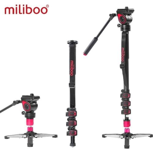 Miliboo MQA Aluminum Alloy Photography Monopod tripod 4kg Load Capacity 145cm Max. Height for DSLR Cameras Smartphone