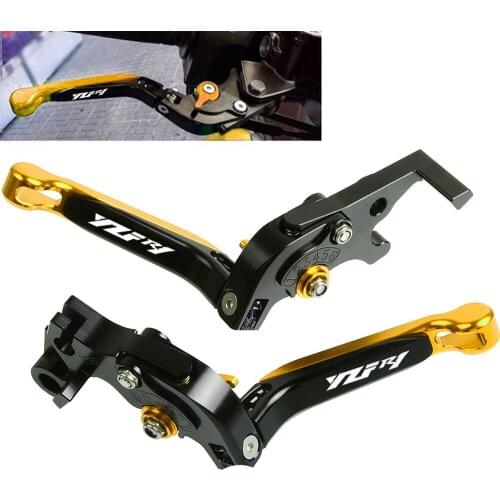 Motorcycle Adjustable Folding Brake Clutch Levers Scooter handle For YAMAHA R1 YZF-R1 yzf r1 YZFR1 2009 2010 2011 2012 2013 2014