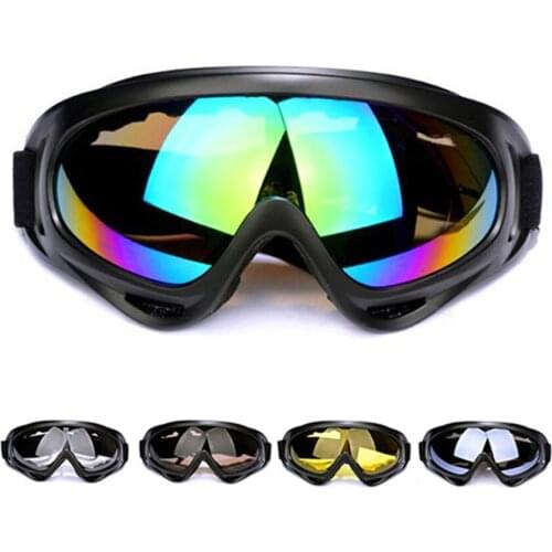 Motorcycle Goggles ATV Dirt Bike Off Road Racing Goggles Dust Proof Bendable Protective Eyewear for Cycling Motocross Skiing