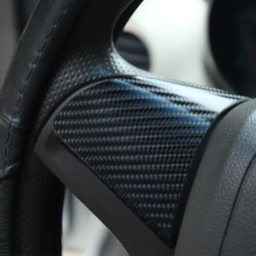 Carbon Fiber Sticker Steering Wheel Protective Cover Trim Car Sticker 2PCS/Set for Chevrolet Cruze Sedan Hatchback 2009 - 2014
