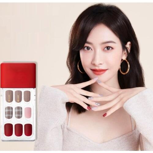 GY Nail Beauty Nail Stickers Wear Baking-Free Finished Product