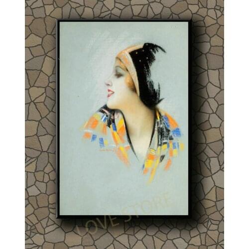 P422 Vintage Beautiful Pin-up Girl Classic Picture 564 Silk Fabric Poster Art Decor Indoor Painting Gift