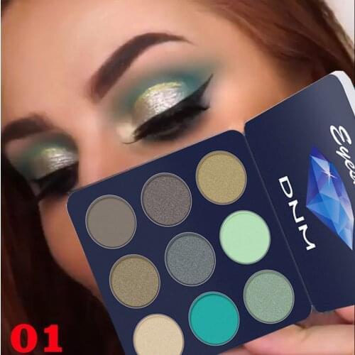 New 9 Colors Eyeshadow Palette Eye Shadow Glitter Smoke Eyeshadow for Women SCI88