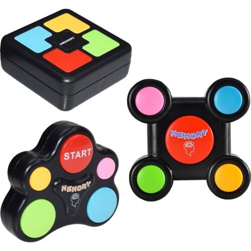 Plastic Pocket Memory Game Toy Repeat Light and Sound Sequence Remember Challenge Toy