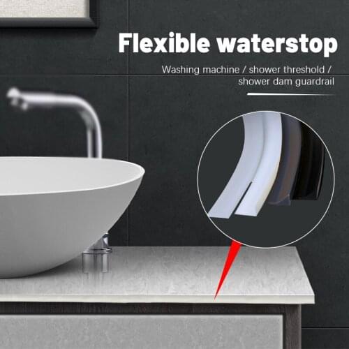 Bathroom Water Stopper Water retaining strip Bendable Bathroom door washing machine Shower Threshold Water shower dam Barrier