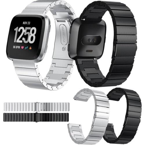 Stainless Steel Strap For Fitbit Versa 2/Versa Lite Smart Watch Band Replaceable Bracelets Replacement Accessories Versa Correa