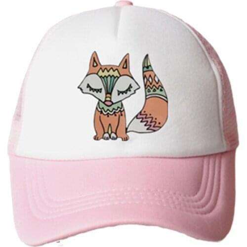 Baby girl baseball cap animal boho foxhat cap accessories for 3-8 years girls summer sun truck hat cap for kids children