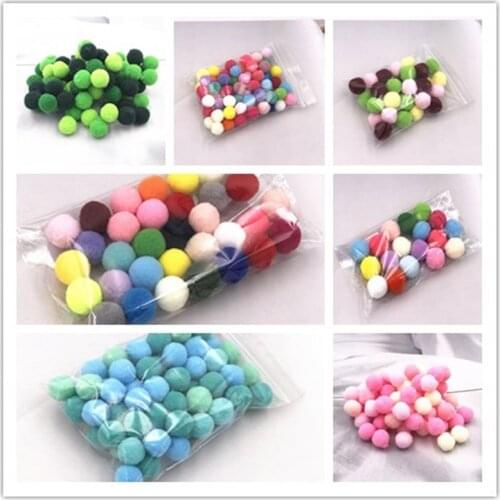 8mm-20mm gradient Mix match color combination high stretch ball plush Christmas DIY party handmade children toys sewing clothes