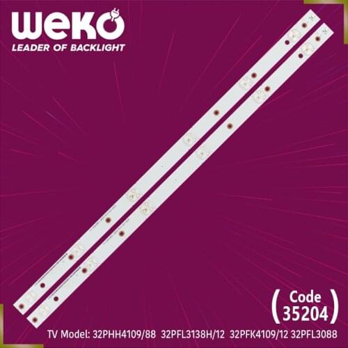 TV LED BAR- 320TT09 V6 YX-32042003 57.7 CM 6 LEDS TOTAL 2 PCS