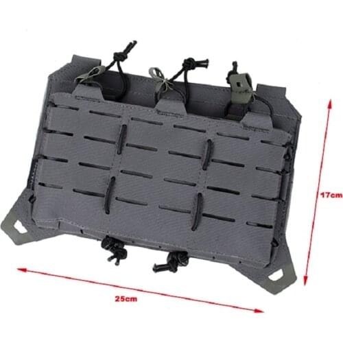 Outdoor Tactical TMC3427-WG TRIPLE Panel MAG Pouch Bag DAPC Tactical Vest Front Replace Panel Pouch