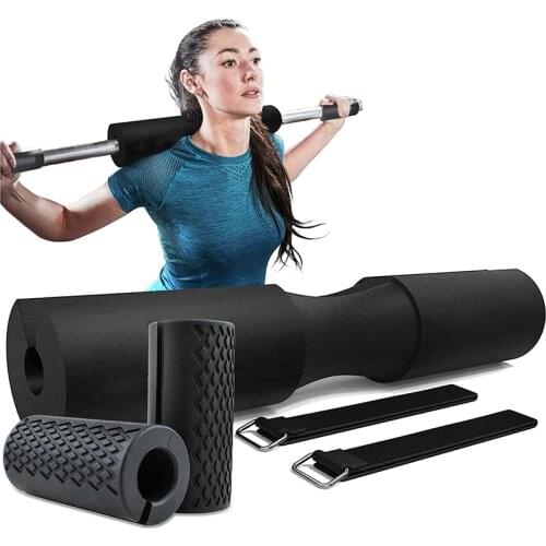 1 Set Squat Barbell Shoulder Pad Weight Lifting Thickened barbell Load Protection Cover Fitness Bodybuilding Gym Equipment Hip