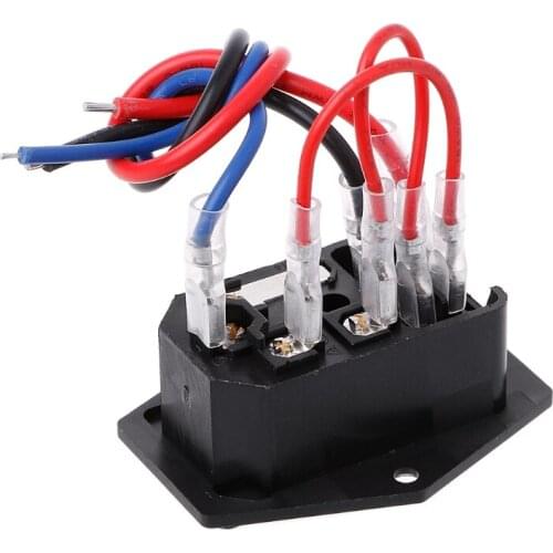 1PC U-type Plug Power Supply Switch for 3D Printer Adapter Socket with Switch Fuse wholesale