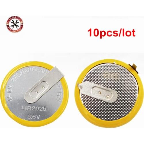 10pcs Rechargeable Battery LIR2025 for BMW 3 5 Series E46 E39 3B Remote Key FOB